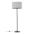 Nowoczesna lampa stojąca podłogowa 150cm wysokości z czarną nogą do salonu VELLUM BLACK 1xE27 16166 TK Lighting