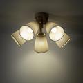 5-ramienna lampa sufitowa z pięcioma nianymi abażurami w kształcie ściętych stożków VAIO SABIA 5xE27 11606 TK Lighting
