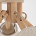 5-ramienna lampa sufitowa z pięcioma nianymi abażurami w kształcie ściętych stożków VAIO SABIA 5xE27 11606 TK Lighting