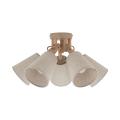 5-ramienna lampa sufitowa z pięcioma nianymi abażurami w kształcie ściętych stożków VAIO SABIA 5xE27 11606 TK Lighting
