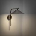 Brązowy kinkiet z kloszem stożkiem na ramieniu LUME S NEW BROWN 1xGX53 11322 TK Lighting