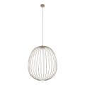 Dekoracyjna lampa wisząca z drucianym kloszem do lofotwych wnętrz SPHERA L SABIA 1xGX53 11303 TK Lighting