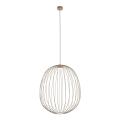 Dekoracyjna lampa wisząca z drucianym kloszem do lofotwych wnętrz SPHERA L SABIA 1xGX53 11303 TK Lighting
