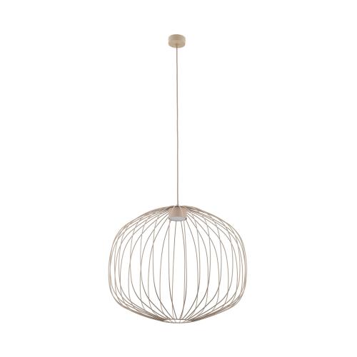 Lampa wisząca z drucianym, kulistym kloszem w kolorze sabia do jadalni SPHERA M SABIA 1xGX53 11306 TK Lighting