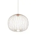 Lampa wisząca z drucianym, kulistym kloszem w kolorze sabia do jadalni SPHERA M SABIA 1xGX53 11306 TK Lighting