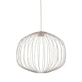 Lampa wisząca z drucianym, kulistym kloszem w kolorze sabia do jadalni SPHERA M SABIA 1xGX53 11306 TK Lighting