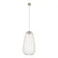 Lampa wisząca z podłużnym, drucianym kloszem do jadalni nad stół SPHERA S SABIA 1xGX53 11309 TK Lighting
