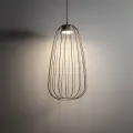 Lampa wisząca z podłużnym, drucianym kloszem do jadalni nad stół SPHERA S SABIA 1xGX53 11309 TK Lighting