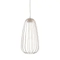 Lampa wisząca z podłużnym, drucianym kloszem do jadalni nad stół SPHERA S SABIA 1xGX53 11309 TK Lighting