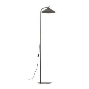 Nowoczesna lampa podłogowa do salonu brązowa, klosz stożek LUME NEW BROWN 1xGX53 16186 TK Lighting