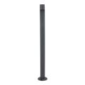 Grafitowy słupek ogrodowy 80cm LED 5W IP65 lampa zewnętrzna aluminiowa SENA L IP65 19003 TK Lighting