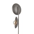 Lampa podłogowa brązowa do loftowych wnętrz, dwa klosze SLATE NEW BROWN GLASS 2xG9 16190 TK Lighting