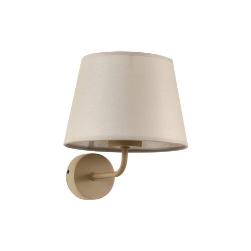 Elegancki kinkiet ścienny z tkaninowym abażurem do sypialni, salonu MAJA SABIA 1xE27 11595 TK Lighting
