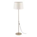 Lampa podłogowa klasyczna z białym abażurem do salonu, 148cm wysokości MAJA SABIA 1xE27 16180 TK Lighting