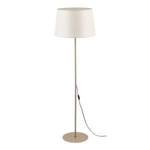 Lampa podłogowa klasyczna z białym abażurem do salonu, 148cm wysokości MAJA SABIA 1xE27 16180 TK Lighting