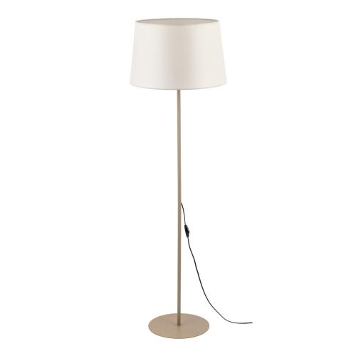 Lampa podłogowa klasyczna z białym abażurem do salonu, 148cm wysokości MAJA SABIA 1xE27 16180 TK Lighting