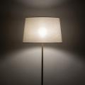 Lampa podłogowa klasyczna z białym abażurem do salonu, 148cm wysokości MAJA SABIA 1xE27 16180 TK Lighting