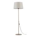 Lampa podłogowa klasyczna z białym abażurem do salonu, 148cm wysokości MAJA SABIA 1xE27 16180 TK Lighting