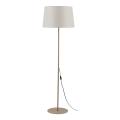 Lampa podłogowa klasyczna z białym abażurem do salonu, 148cm wysokości MAJA SABIA 1xE27 16180 TK Lighting