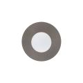 Lampa sufitowa z dekoracyjnym, brązowym talerzykiem i białym kloszem do salonu PIXI NEW BROWN 1xG9 11335 TK Lighting