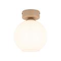 Elegancka, minimalistyczna lampa sufitowa z ryflowanym kloszem do kuchni VIRLO WHITE 1xE14 11357 TK Lighting