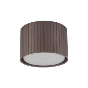 Brązowy spot natynkowy sufitowy nowoczesny Ø8,4cm do kuchni, korytarza FERRO Brąz 1xGX 53 11656 TK Lighting