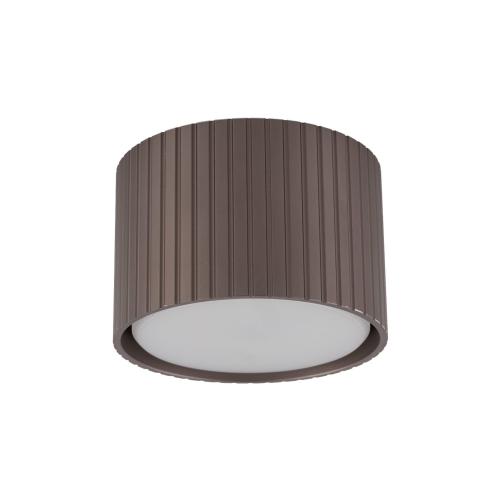 Brązowy spot natynkowy sufitowy nowoczesny Ø8,4cm do kuchni, korytarza FERRO Brąz 1xGX 53 11656 TK Lighting