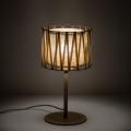 Lampka stołowa, nocna w stylu boho z abażurem z juty HARMONY Sabia 1xE27 16198 TK Lighting