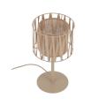 Lampka stołowa, nocna w stylu boho z abażurem z juty HARMONY Sabia 1xE27 16198 TK Lighting