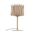 Lampka stołowa, nocna w stylu boho z abażurem z juty HARMONY Sabia 1xE27 16198 TK Lighting