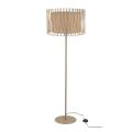 Lampa podłogowa w stylu rustykalnym z jutowym abażurem i dekoracyjnymi paskami HARMONY Sabia 1xE27 16199 TK Lighting