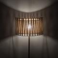 Lampa podłogowa w stylu rustykalnym z jutowym abażurem i dekoracyjnymi paskami HARMONY Sabia 1xE27 16199 TK Lighting