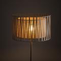 Lampa podłogowa w stylu rustykalnym z jutowym abażurem i dekoracyjnymi paskami HARMONY Sabia 1xE27 16199 TK Lighting