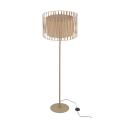 Lampa podłogowa w stylu rustykalnym z jutowym abażurem i dekoracyjnymi paskami HARMONY Sabia 1xE27 16199 TK Lighting