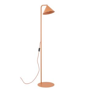 Pomarańczowa lampa stojąca do nowoczesnego salonu, klosz stożek CONO 1xE14 16207 TK Lighting