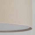 Lampa wisząca z beżowym abażurem, idealna do nowoczesnego salonu LARGO 3xE27 11484 TK Lighting