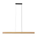 Liniowa lampa wisząca z drewnianym kloszem o szer. 120,5cm do nowoczesnych wnętrz VIGA 24W LED TK Lighting