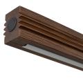 Drewniana, liniowa lampa wisząca w kolorze orzecha, idealna nad stół lub do biura 24W LED VIGA 11653 TK Lighting