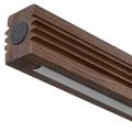 Liniowa lampa wisząca z drewna w kolorze orzecha, idealna nad stół lub do biura 24W LED VIGA 11654 TK Lighting
