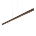 Liniowa lampa wisząca z drewna w kolorze orzecha, idealna nad stół lub do biura 24W LED VIGA 11654 TK Lighting