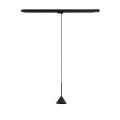 Lampa wisząca na szynoprzewód 3-fazowy z małym czarnym kloszem stożkiem TRACER 1xGU10 11659 TK Lighting