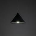 Lampa wisząca na szynoprzewód 3-fazowy z czarnym kloszem stożkiem o średnicy 21cm TRACER 1xE27 11668 TK Lighting
