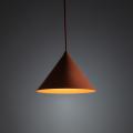 Lampa wisząca na szynoprzewód 3-fazowy z pomarańczowym kloszem stożkiem o średnicy 21cm TRACER 1xE27 11669 TK Lighting