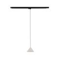 Lampa wisząca na szynoprzewód 3-fazowy z kloszem stożkiem w kolorze kaszmiru TRACER 1xE27 11670 TK Lighting