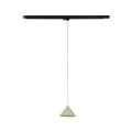 Lampa wisząca na szynoprzewód 3-fazowy z zielonym kloszem stożkiem TRACER 1xE27 11681 TK Lighting