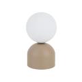 Minimalistyczna lampka nocna z kloszem kulą z mlecznego szkła 21cm wysokości MIKI Sabia 1xG9 11391 TK Lighting