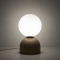Minimalistyczna lampka nocna z kloszem kulą z mlecznego szkła 21cm wysokości MIKI Sabia 1xG9 11391 TK Lighting