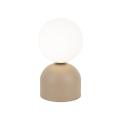 Minimalistyczna lampka nocna z kloszem kulą z mlecznego szkła 21cm wysokości MIKI Sabia 1xG9 11391 TK Lighting