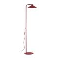 Czerwona lampa podłogowa do salonu 160cm wysokości, włącznik na przewodzie LUME 1xGX53 16214 TK Lighting