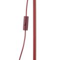 Czerwona lampa podłogowa do salonu 160cm wysokości, włącznik na przewodzie LUME 1xGX53 16214 TK Lighting